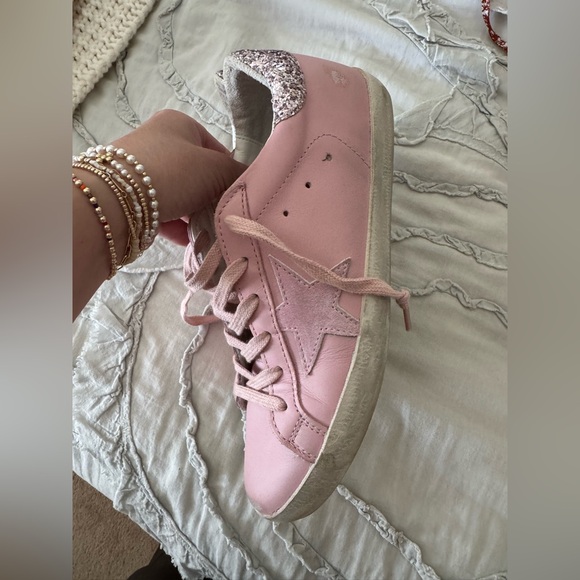 Golden Goose Pink Glitter superstar sneakers - Picture 6 of 8